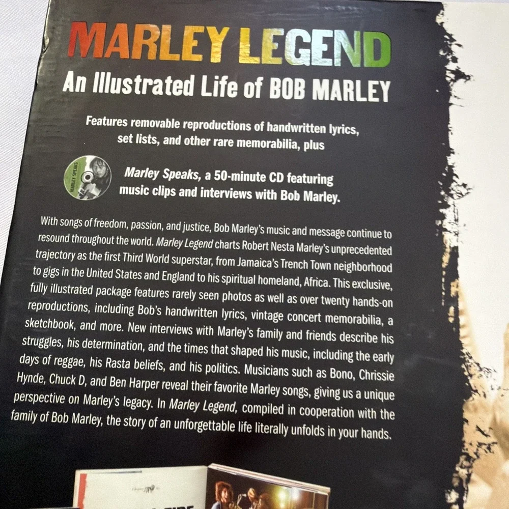 Marley Legend: An Illustrated Life of Bob Marley by‎ Henke, James Hardback Book